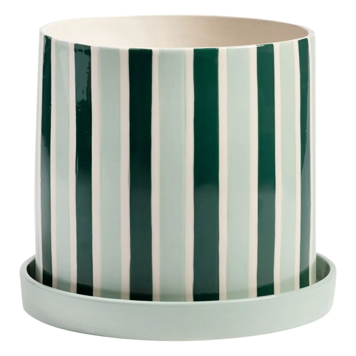 &Klevering - Clash Stripe गमला | हरा