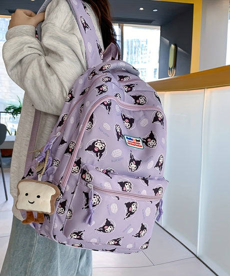 Sanrio - Kuromi Okul Sırt Çantası-Dinossi