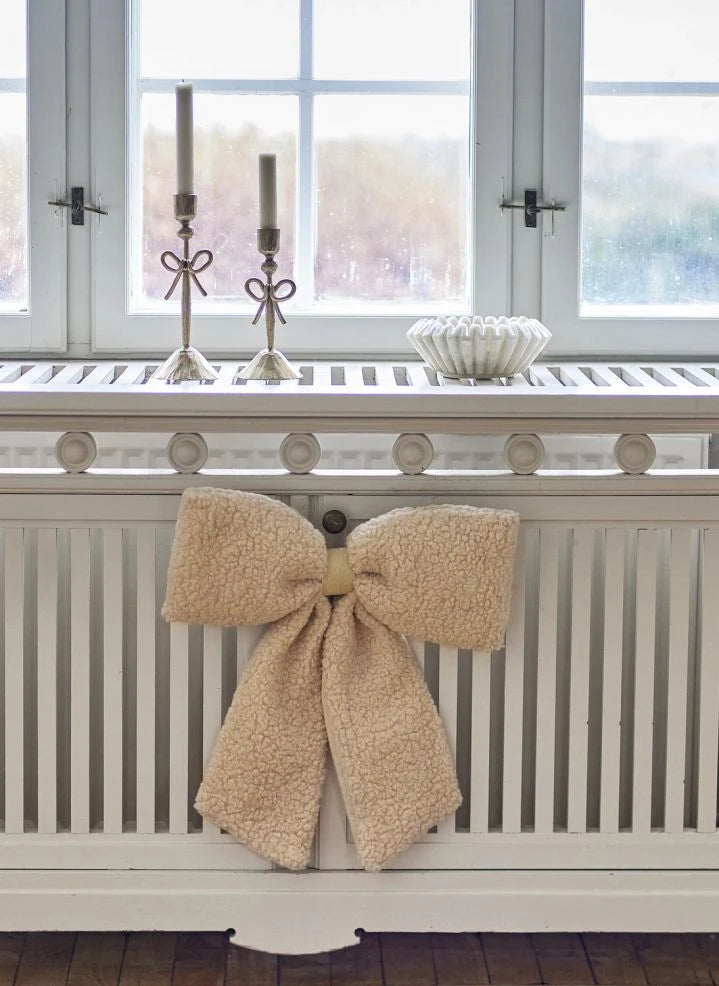 Bloomingville - Ruby Bow Yılbaşı Süsü | Bej