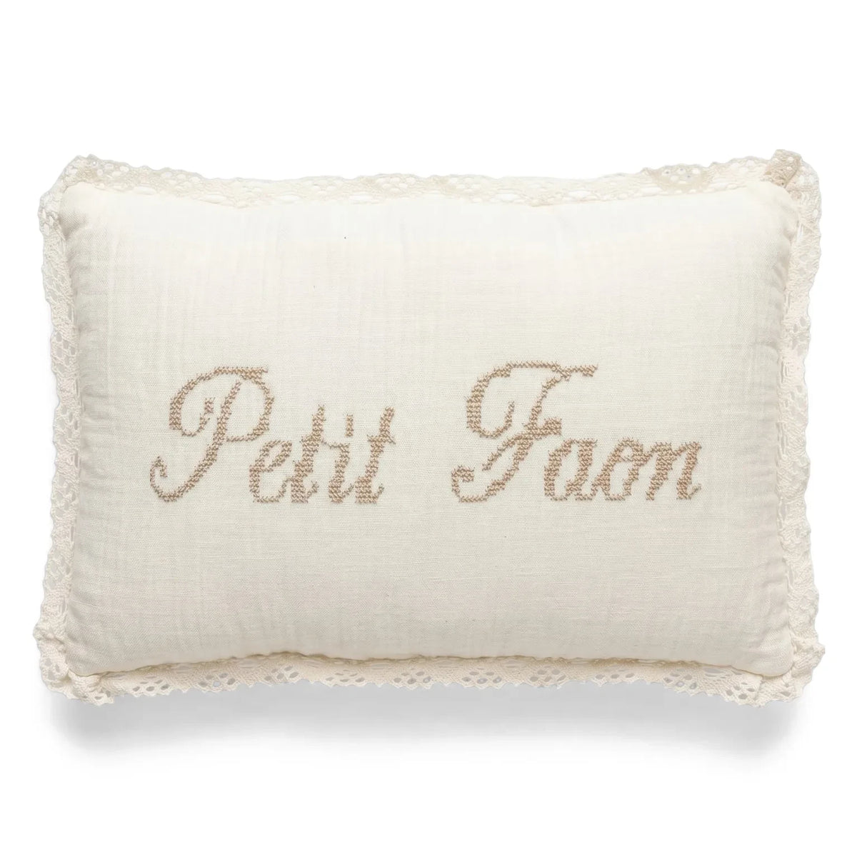 Editions Aimable - Petit Faon Camille तकिया | आइवरी मलमल