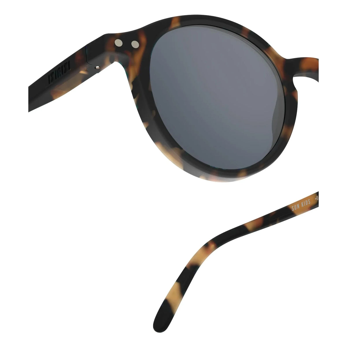 IZIPIZI - बच्चों के सनग्लासेस #D टॉर्टोइज शेल | भूरा