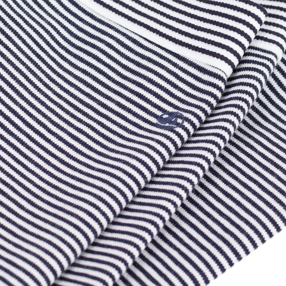 Petit Bateau - धारीदार ऑर्गेनिक कॉटन लेगिंग्स | गहरा नीला