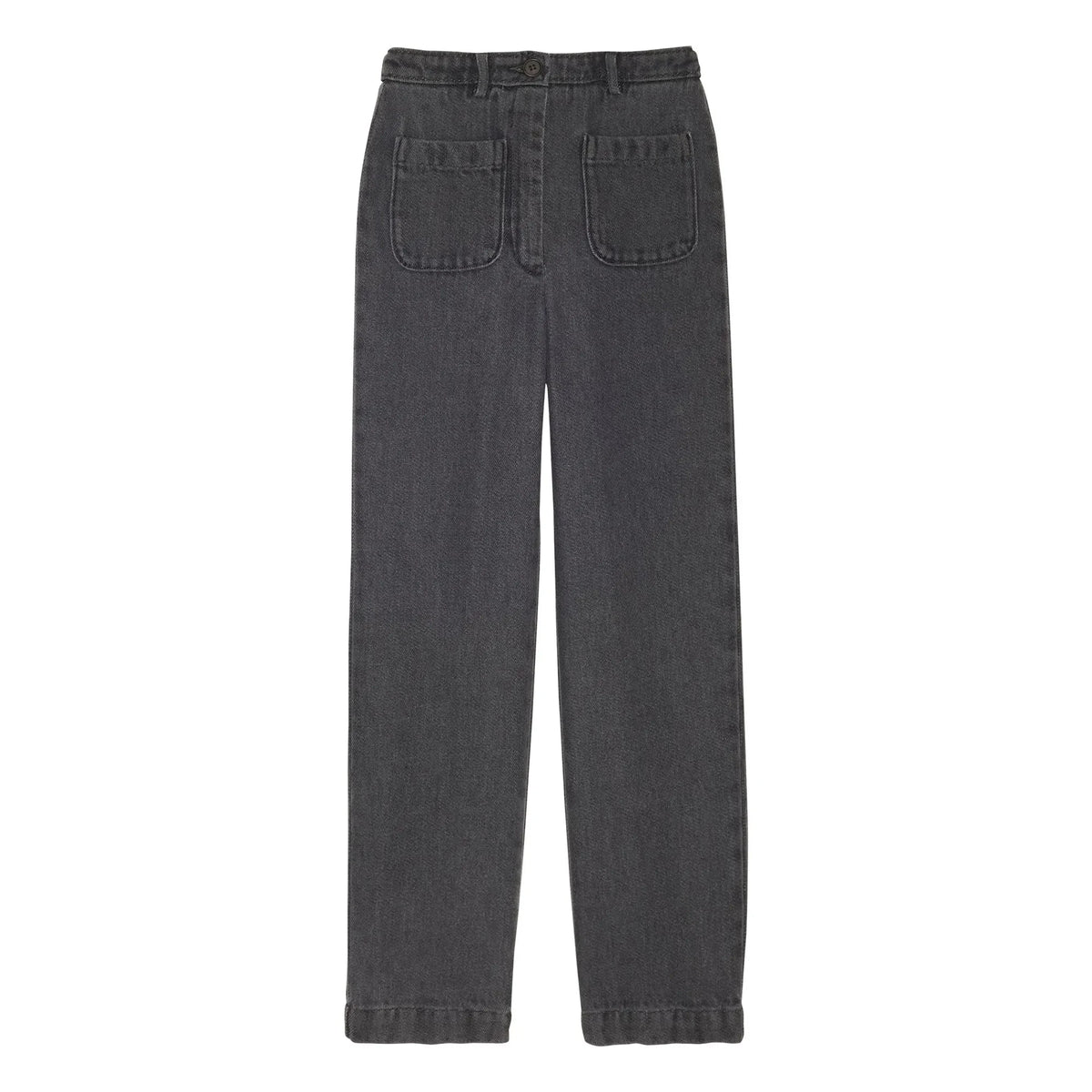 Hartford - Parlatılmış Denim Pantolon | Gri