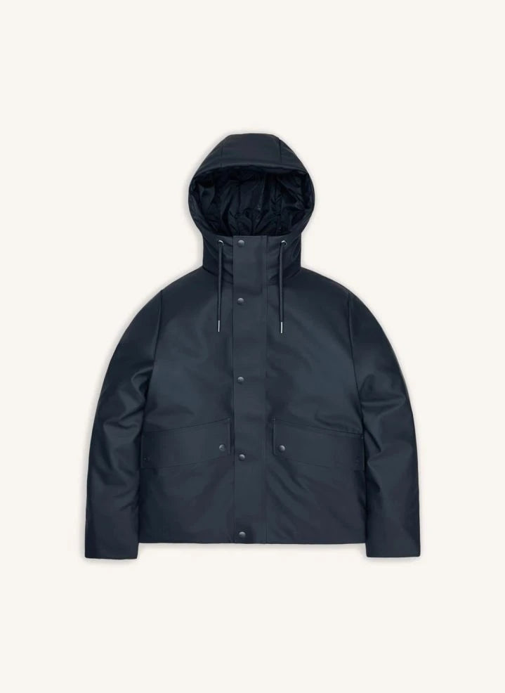 Rains - Nome Kısa Parka Mont W3T3 | Lacivert