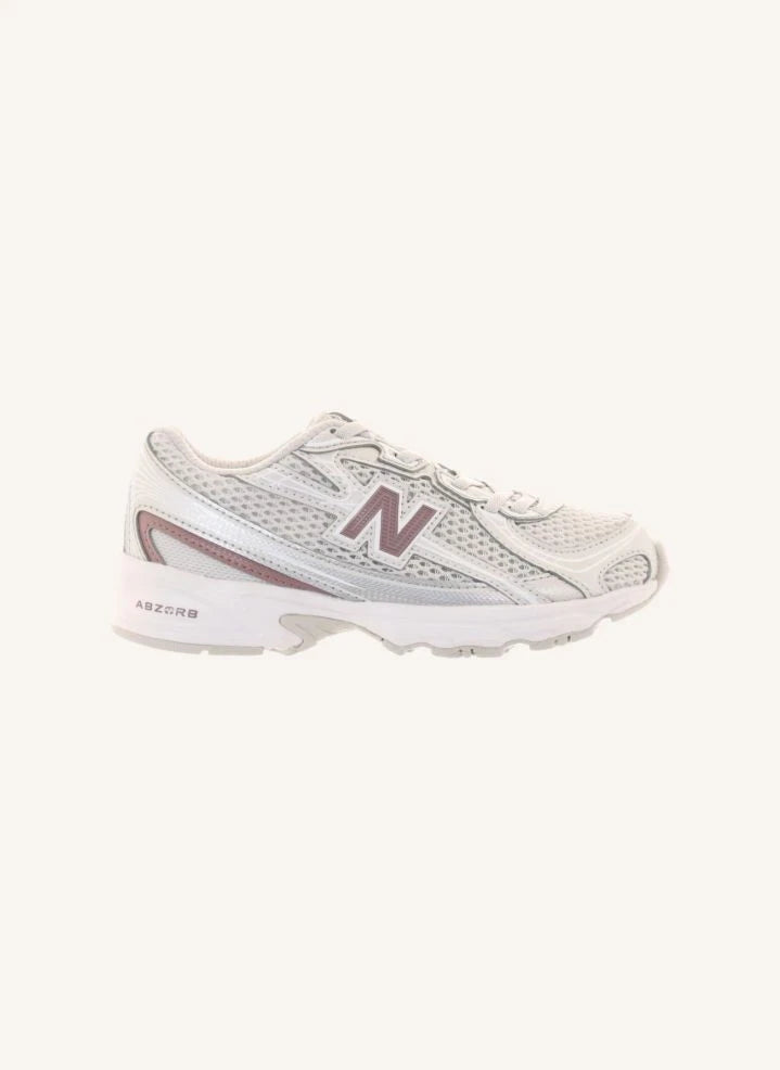 New Balance - इलास्टिक लेस स्नीकर्स 740 | रोज़वुड