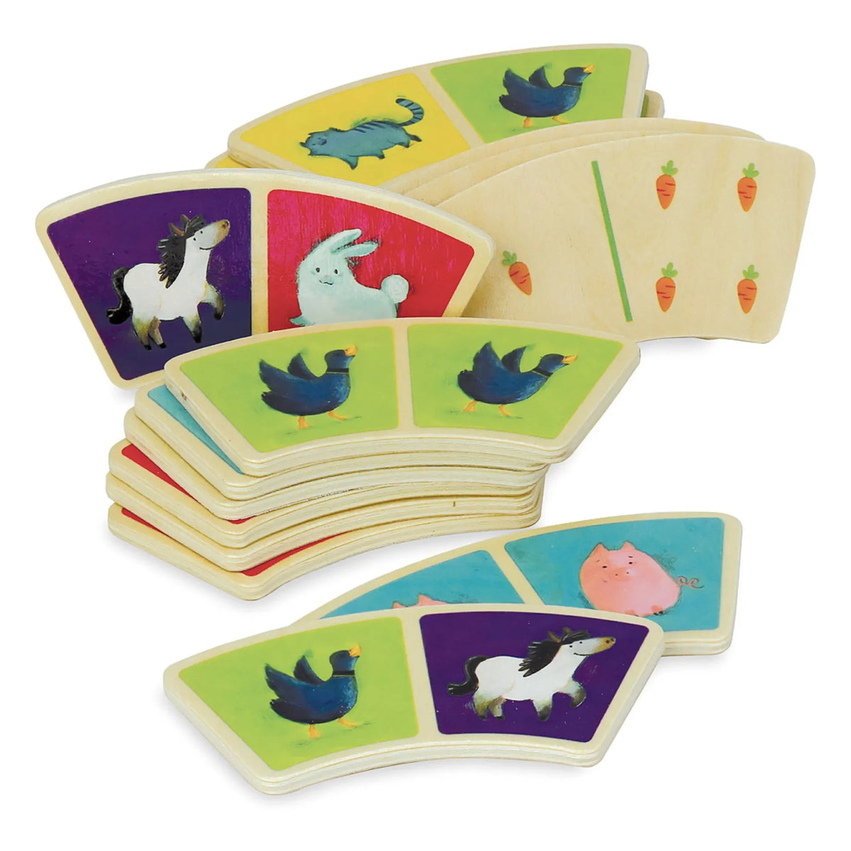 Vilac - फार्म डोमिनो गेम