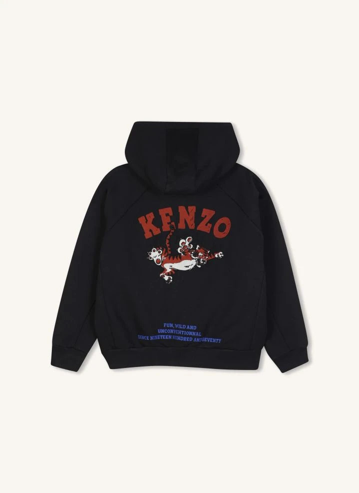 Kenzo - Kenzo टाइगर्स ज़िपर वाली स्वेटशर्ट | नेवी ब्लू