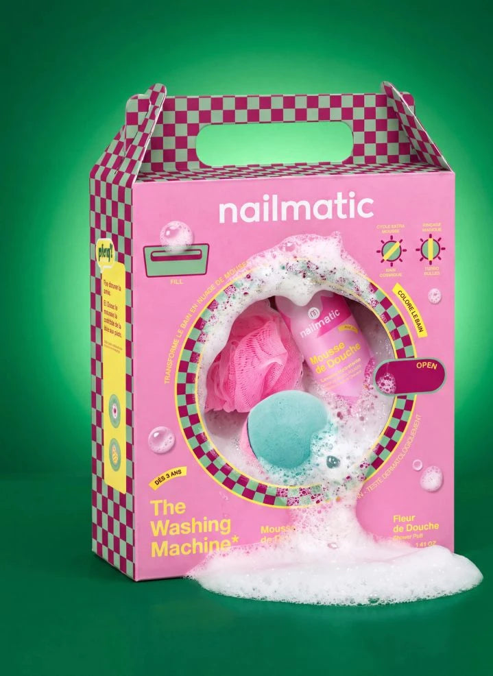 Nailmatic Kids - Çamaşır Makinesi Hediye Seti | Pembe