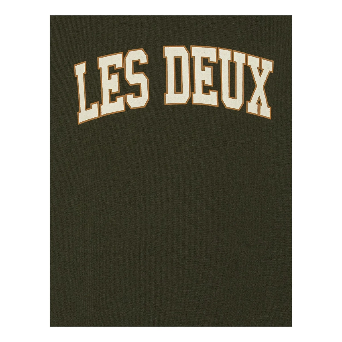 Les Deux - Les Deux ऑर्गेनिक कॉटन कॉलेज स्वेटशर्ट | खाकी