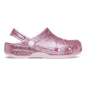 Crocs - क्लासिक ग्लिटर क्लॉग | गुलाबी