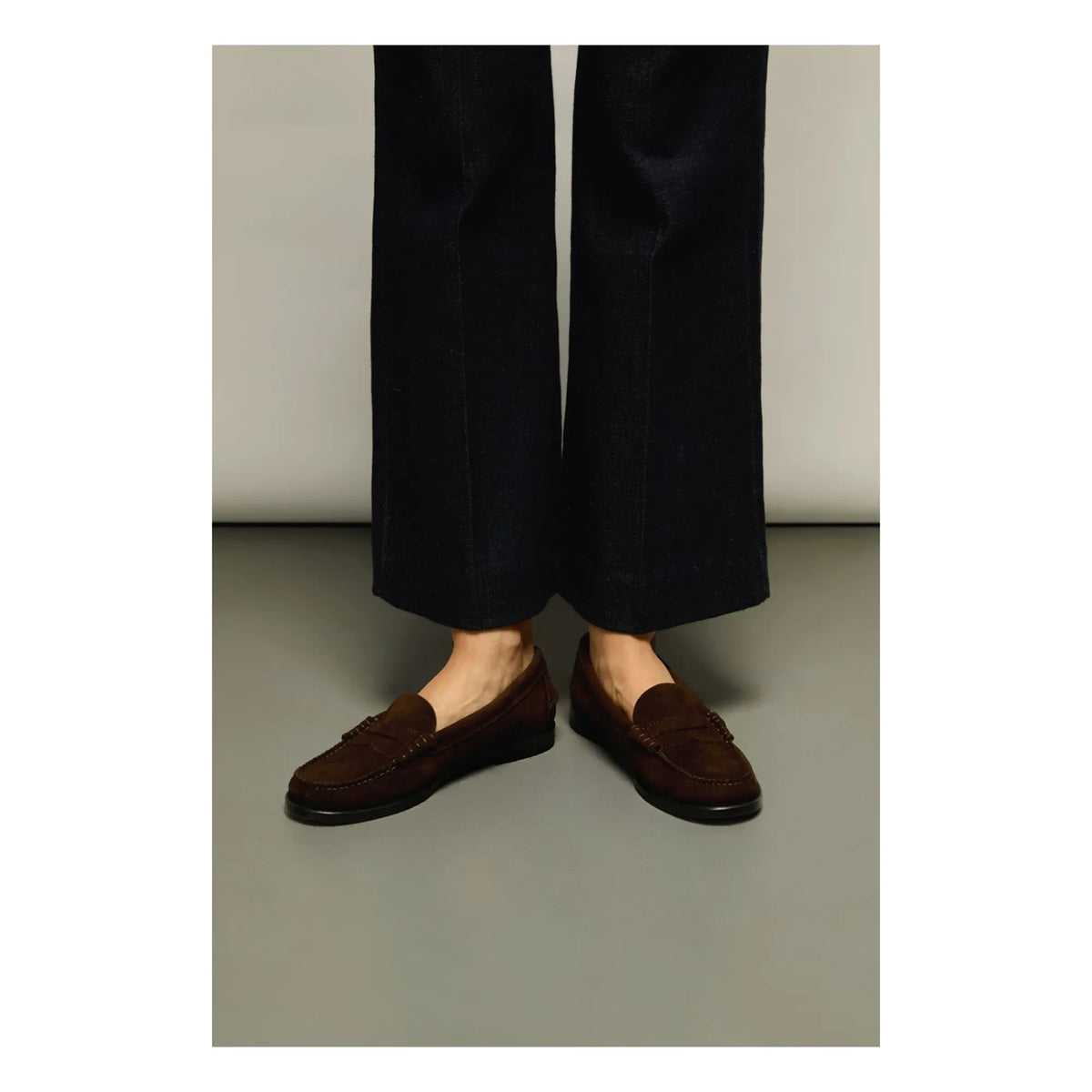 Augusta - Zoé Süet loafer | Kahverengi