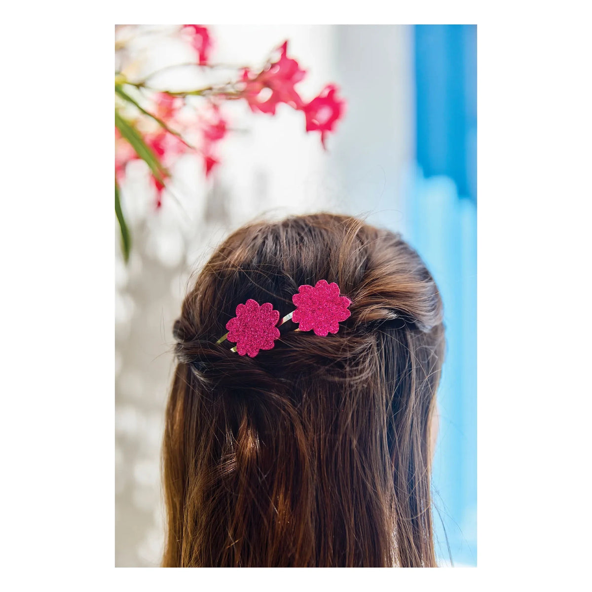 Tartine et Chocolat - 2'li Hibiskus Simli Toka Seti | Pembe
