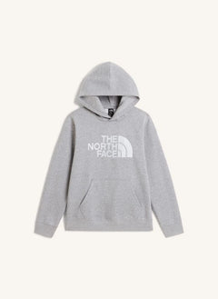 The North Face - Essential Drew Peak Kapüşonlu Üst | Gri melanj