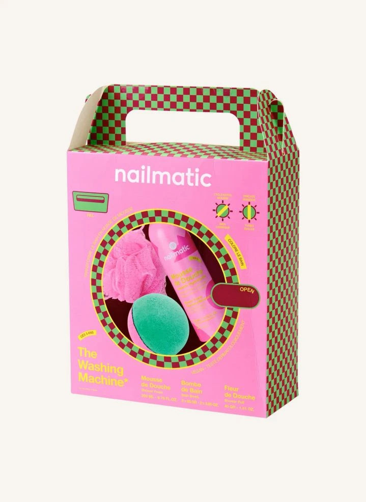 Nailmatic Kids - Çamaşır Makinesi Hediye Seti | Pembe