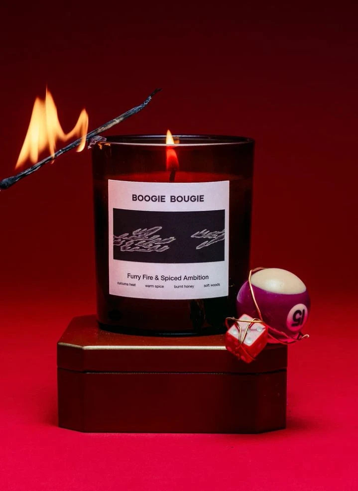 Boogie Bougie - Tüylü Ateş ve Baharatlı Hırs Mum - 270g