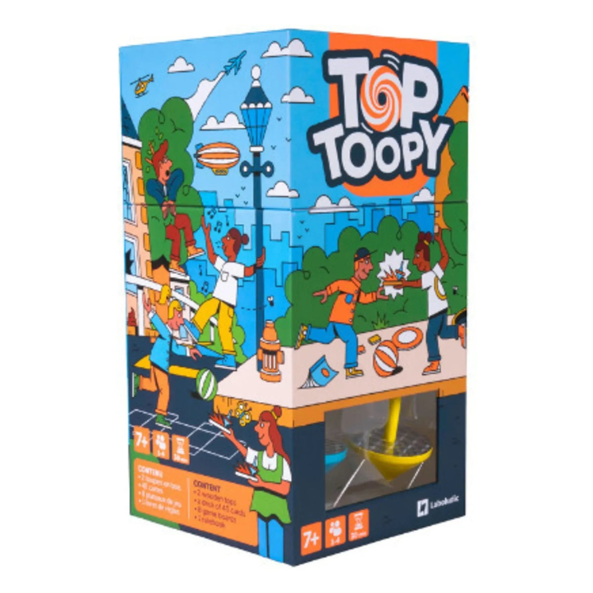 Laboludic - Top Toopy घूमने वाली गेंद सेट