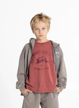 Finger in the nose - Harlan Run Club Organik Pamuklu Sweatshirt | Gri