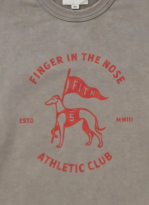 Finger in the nose - Blow Athletic Club Organik Pamuklu Sweatshirt | Gri