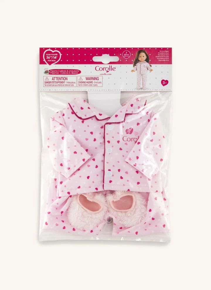 Corolle - Pijama ve Terlik | Pembe