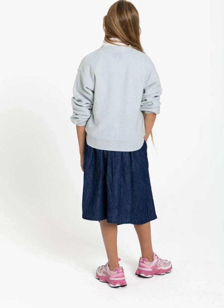 Smallable Kid - Tina Denim Etek | Denim brut
