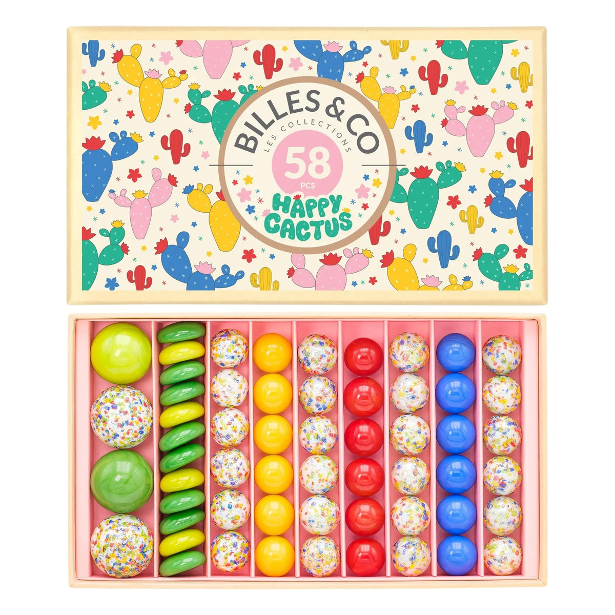 Billes & Co - 58 कैक्टस बॉल्स सेट