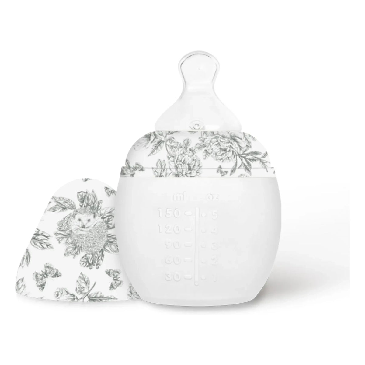 Elhée - Toile de Jouy मेडिकल सिलिकॉन बेबी बॉटल और फिजियोलॉजिकल टीट - Elhée x Tartine et Chocolat | ग्रे