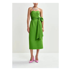 Essentiel Antwerp - Juror strapless elbise | Yeşil (हरा)