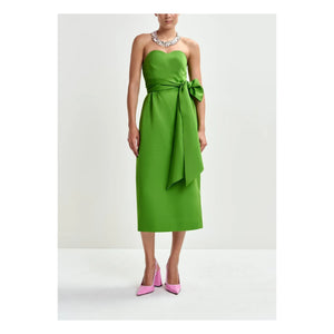 Essentiel Antwerp - Juror strapless elbise | Yeşil (हरा)
