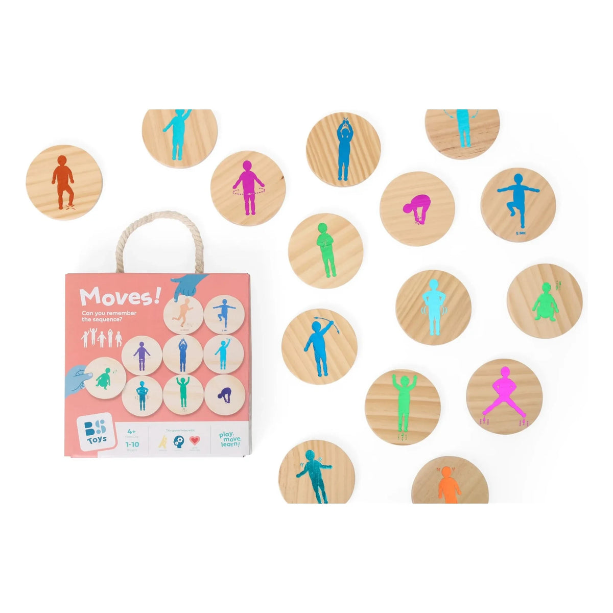 BS Toys - Moves मेमोरी गेम