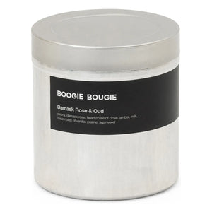 Boogie Bougie - दमास्क रोज़ और ऊद मोमबत्ती