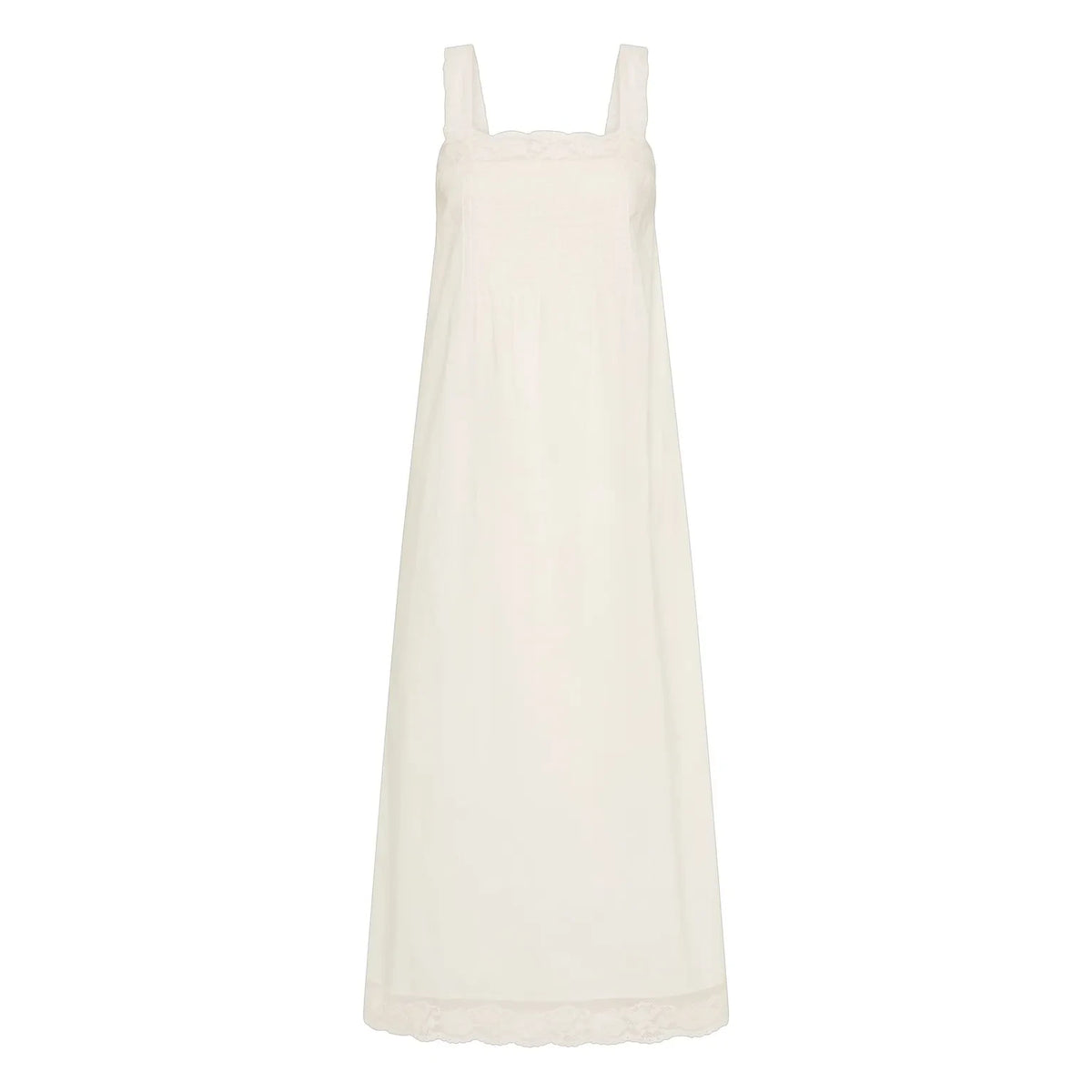 Faithfull the Brand - Cristina Midi Pamuk Elbise | Ivory