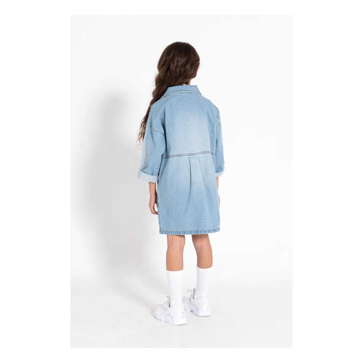Finger in the nose - Olga dress | Washed denim