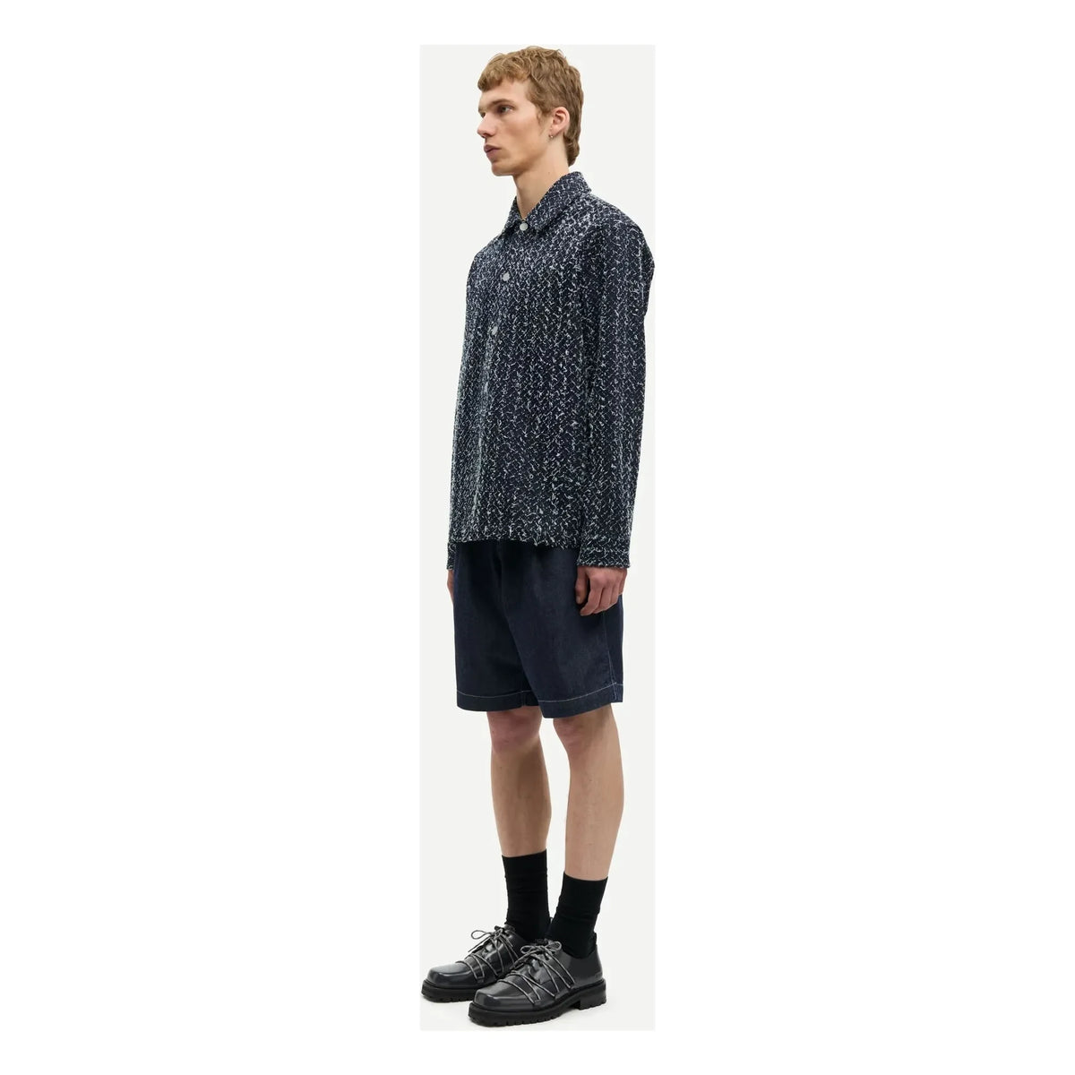 Samsoe Samsoe - Sacastor Pamuk overshirt | Koyu gri