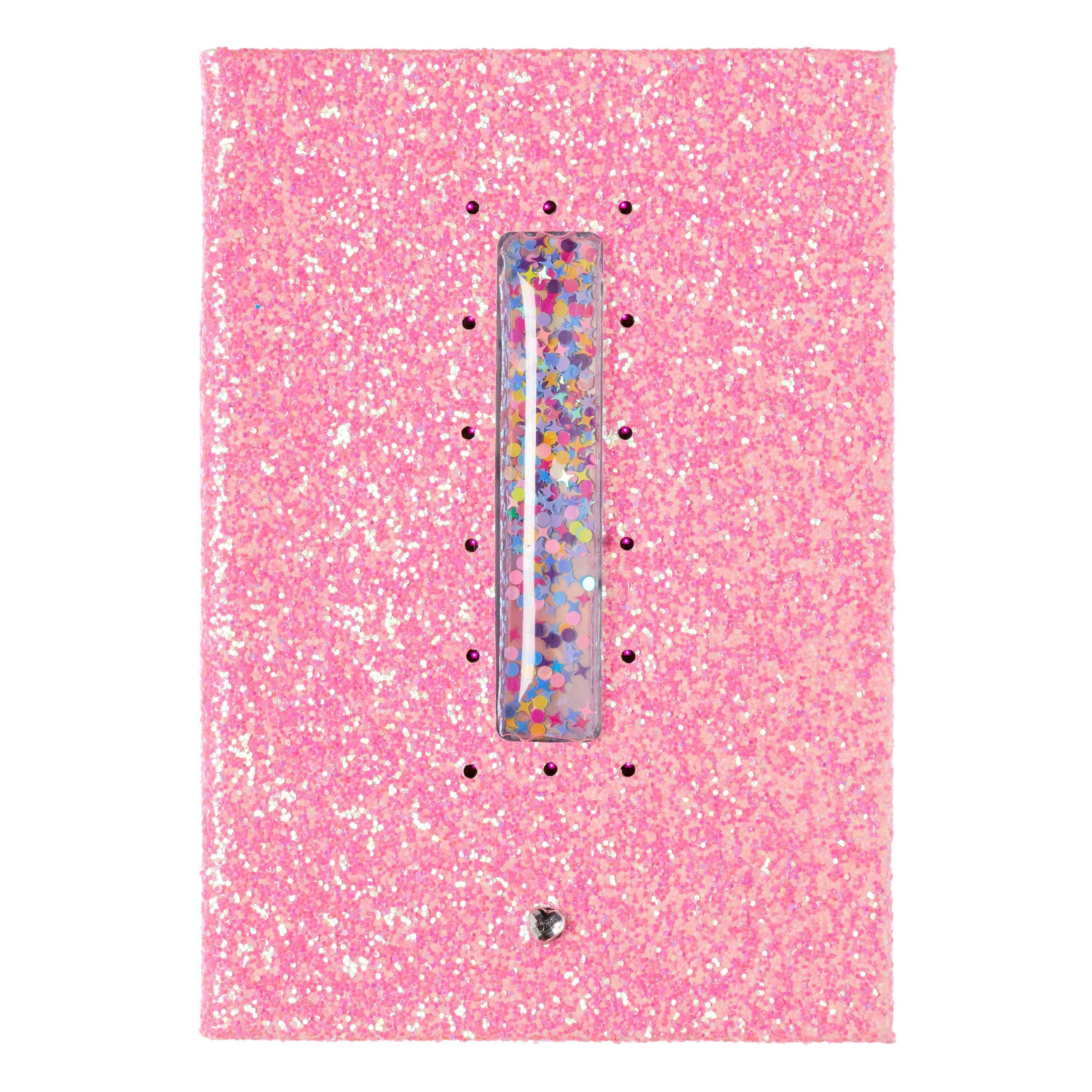 Smiggle - Işıklı Alfabe Harfli Pembe A5 Defter-Dinossi