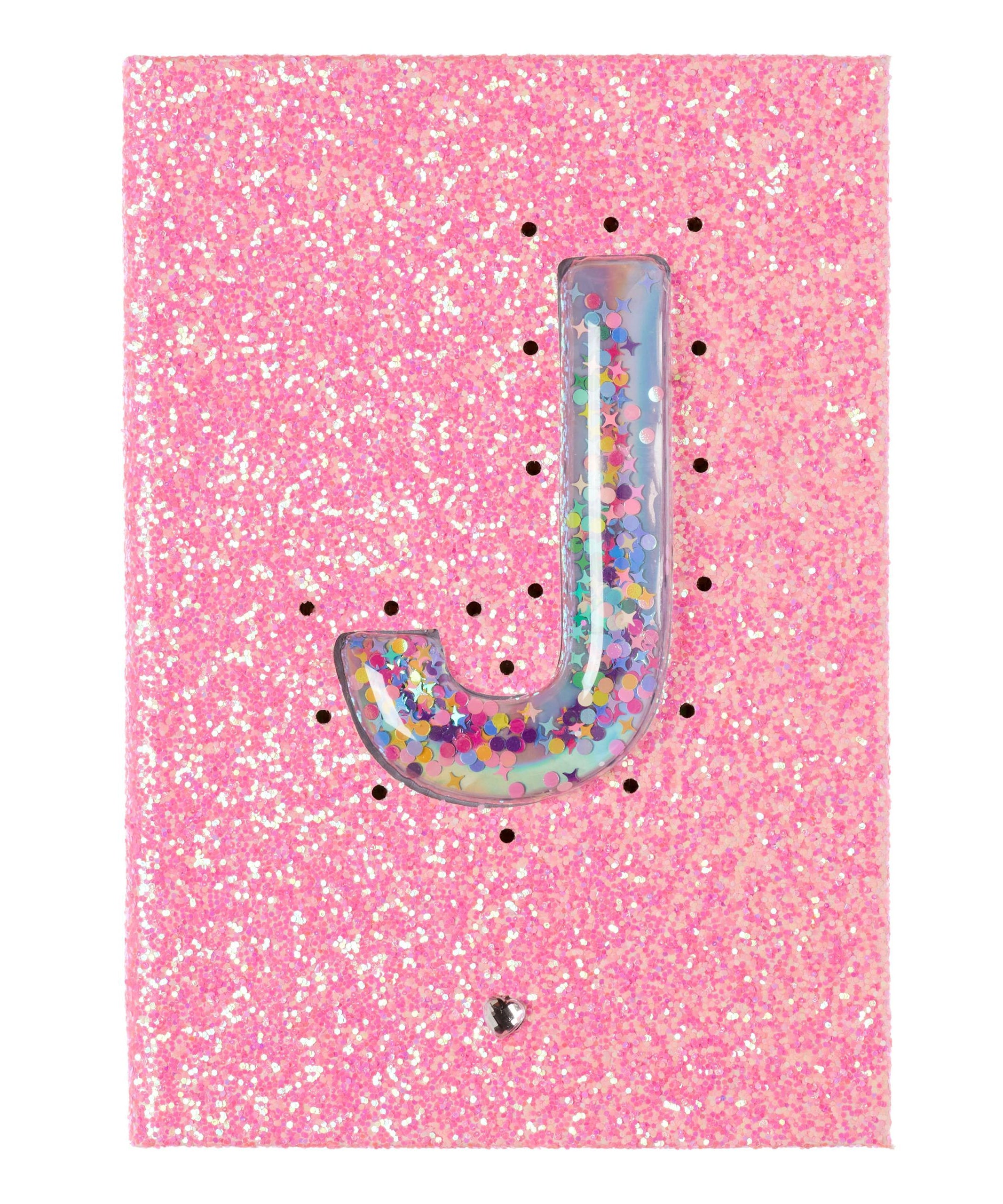 Smiggle - Işıklı Alfabe Harfli Pembe A5 Defter-Dinossi