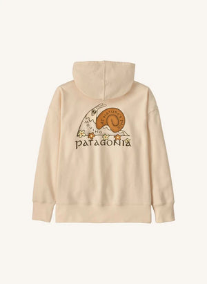 Patagonia - Logo Kapüşonlu Sweatshirt | Natural