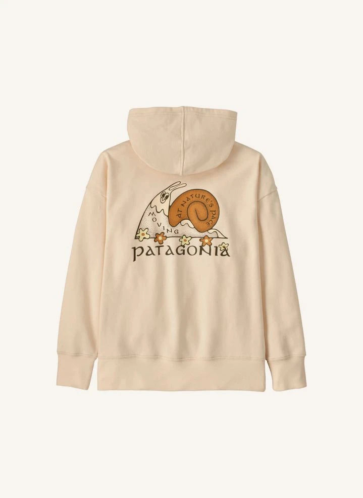 Patagonia - Logo Kapüşonlu Sweatshirt | Natural