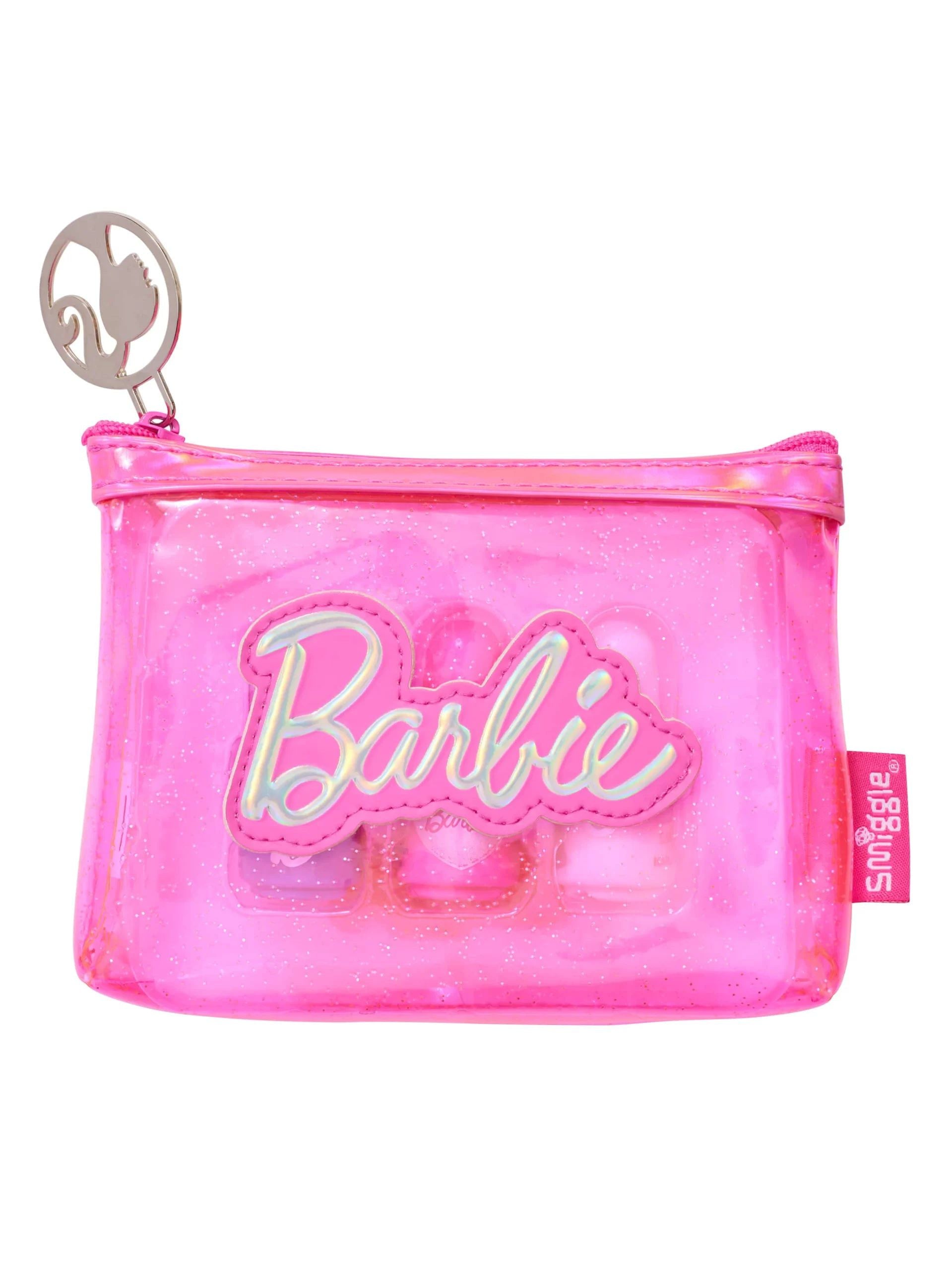 Smiggle - Barbie 3'lü Tırnak Oje Takımı ve Çantası-Dinossi