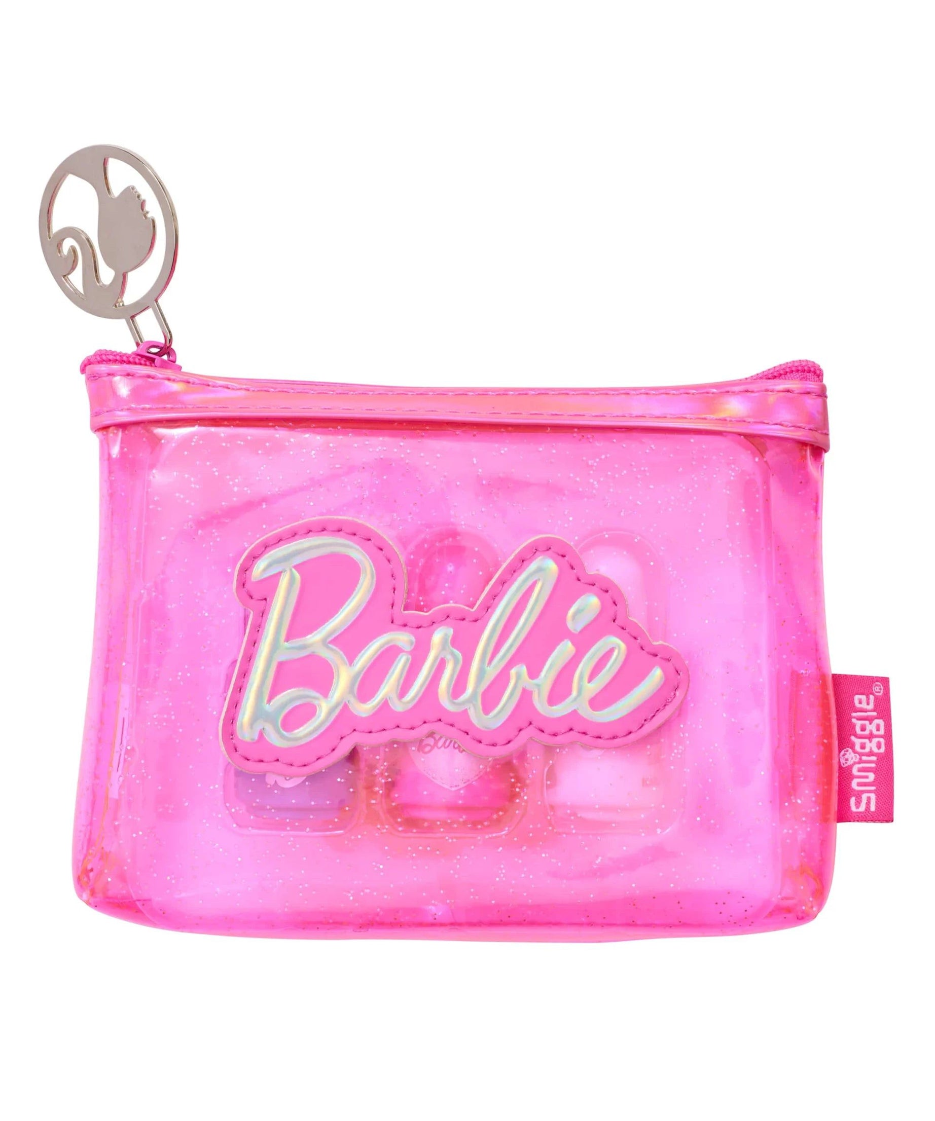 Smiggle - Barbie 3'lü Tırnak Oje Takımı ve Çantası-Dinossi