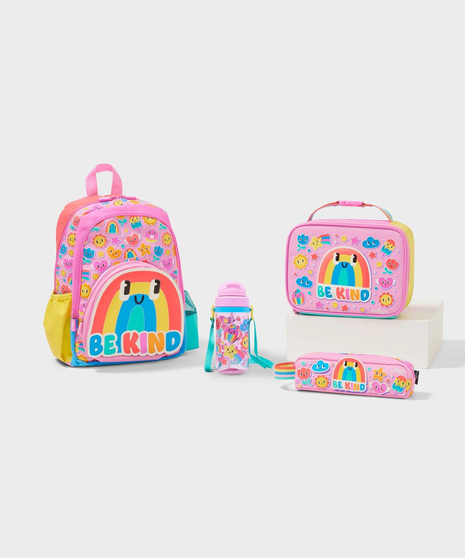 Smiggle - Big Dreams Anaokulu 4lü Çanta Seti-Dinossi