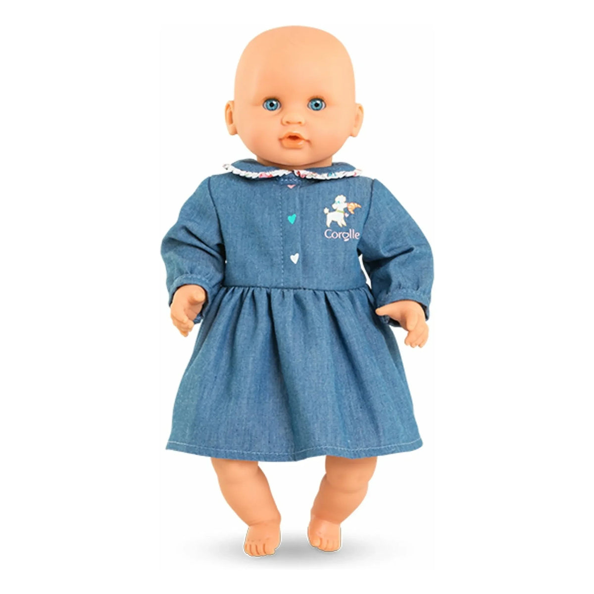 Corolle - Un week-end à Paris 30 cm bebek için elbise | Denim mavisi