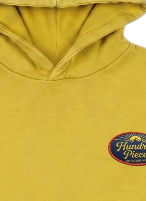 Hundred Pieces - Pat Outdoor Organik Pamuklu Sweatshirt | Hardal