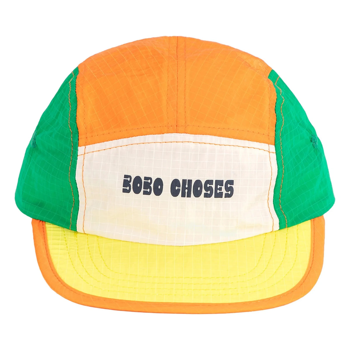 Bobo Choses - कलर-ब्लॉक टोपी | नारंगी