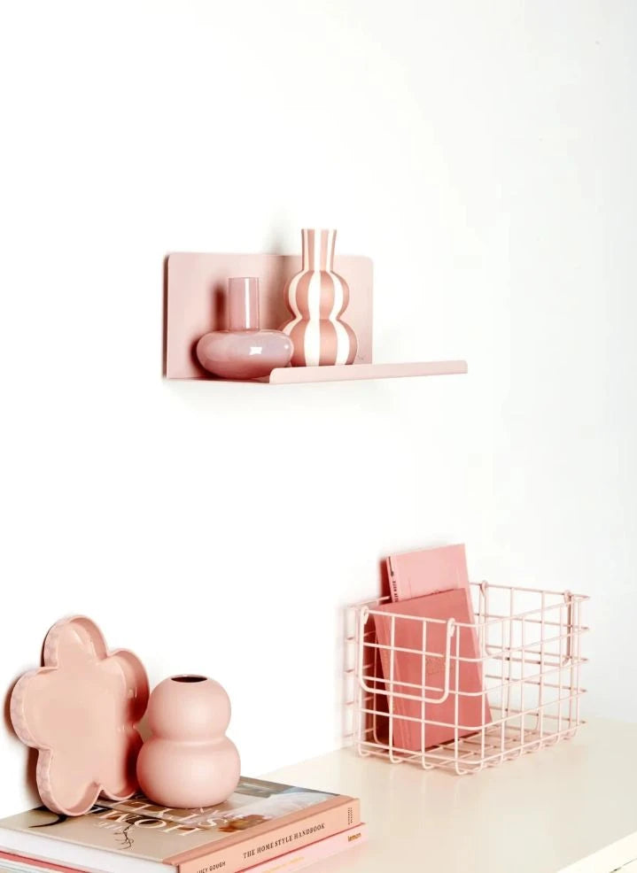 Mustard Made - Ledge Metal Duvar Rafı | Blush