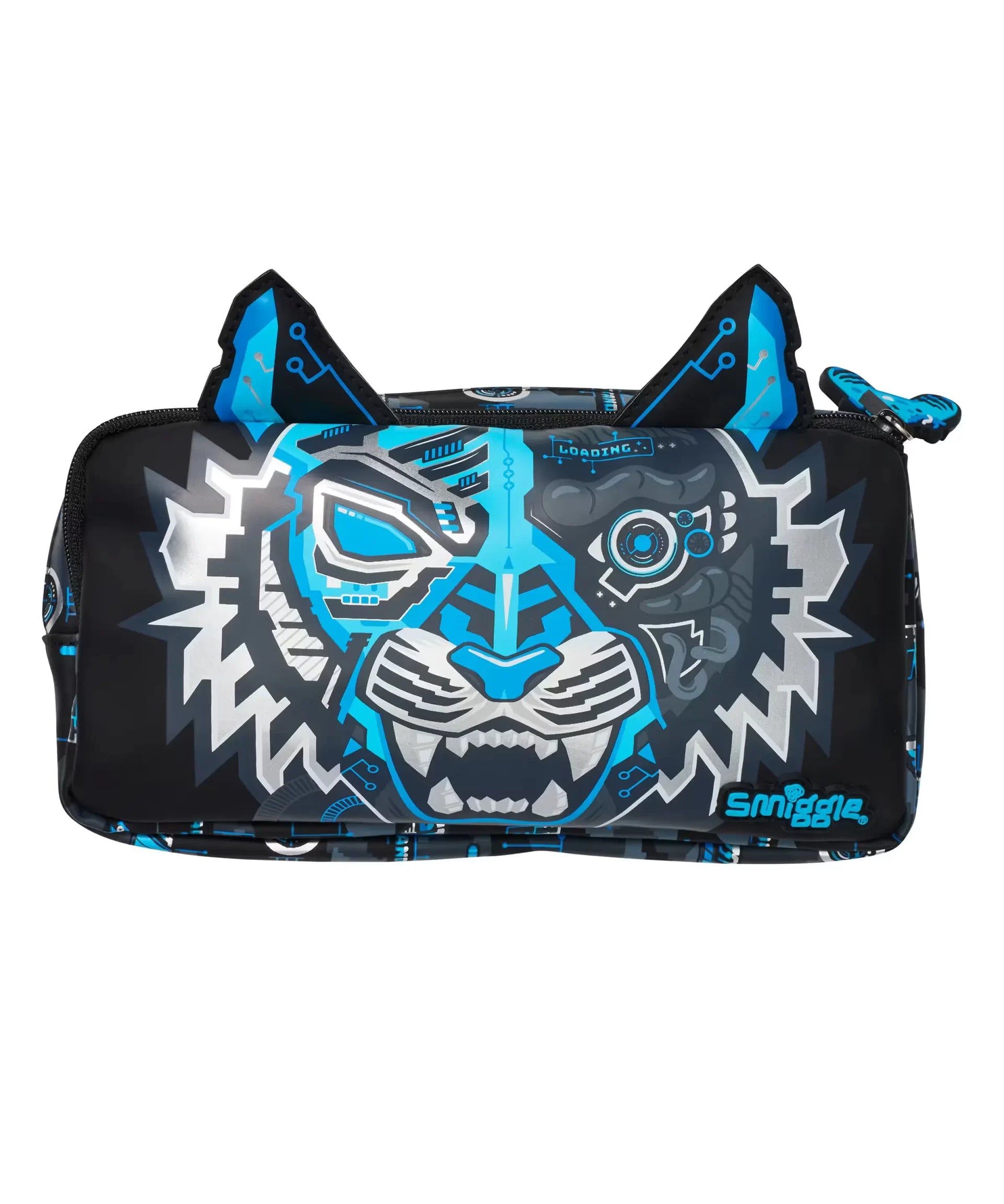 Smiggle - Hi There Çift Gözlü Kalem Kutusu-Dinossi