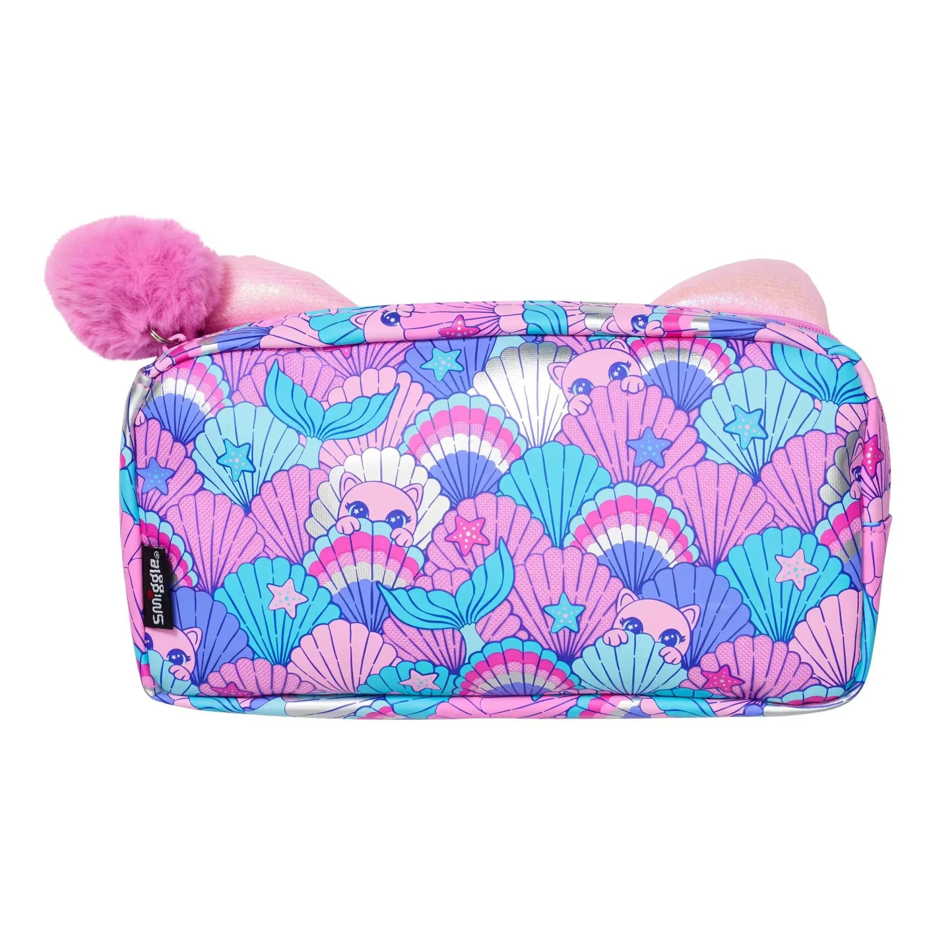 Smiggle - Hi There Çift Gözlü Kalem Kutusu-Dinossi