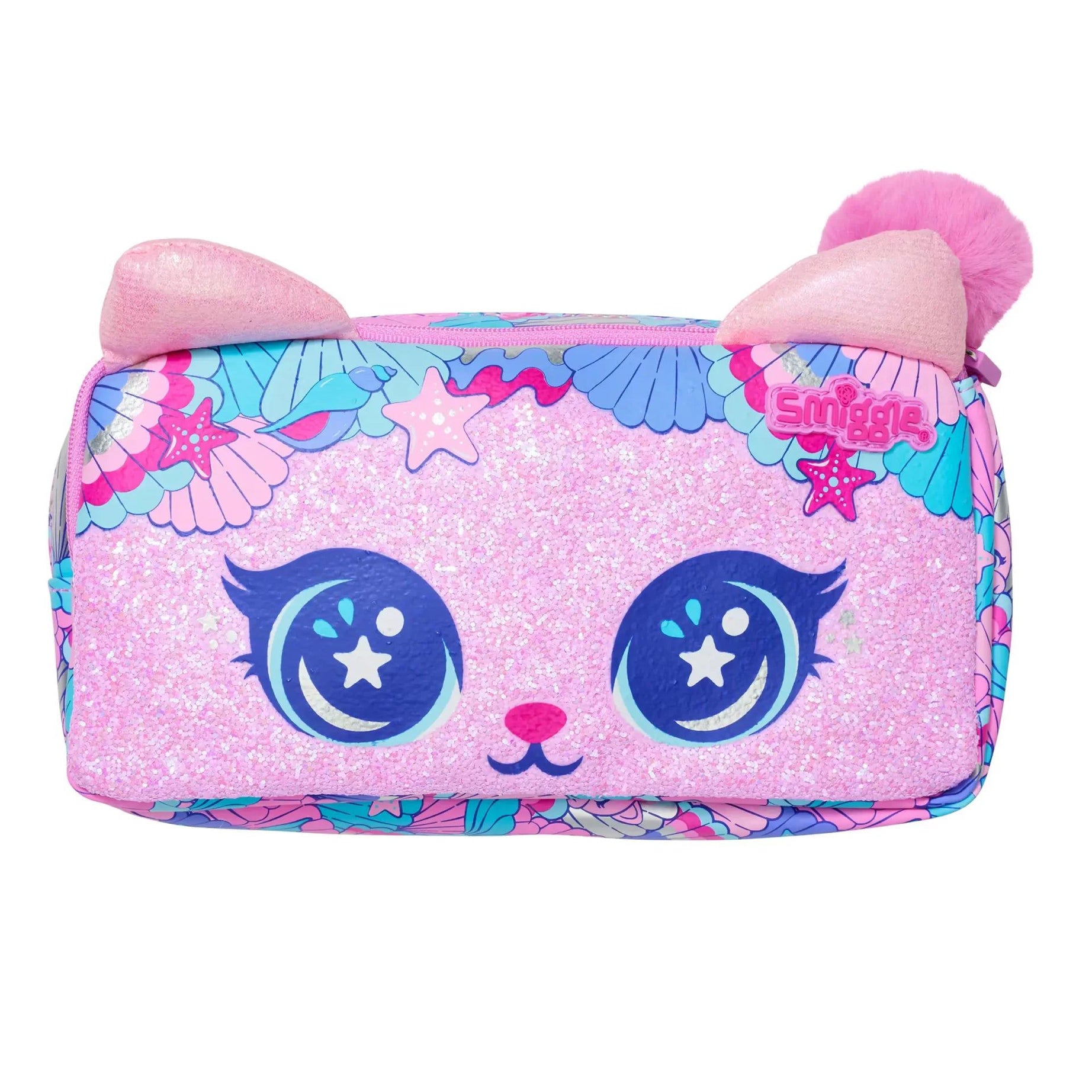 Smiggle - Hi There Çift Gözlü Kalem Kutusu-Dinossi