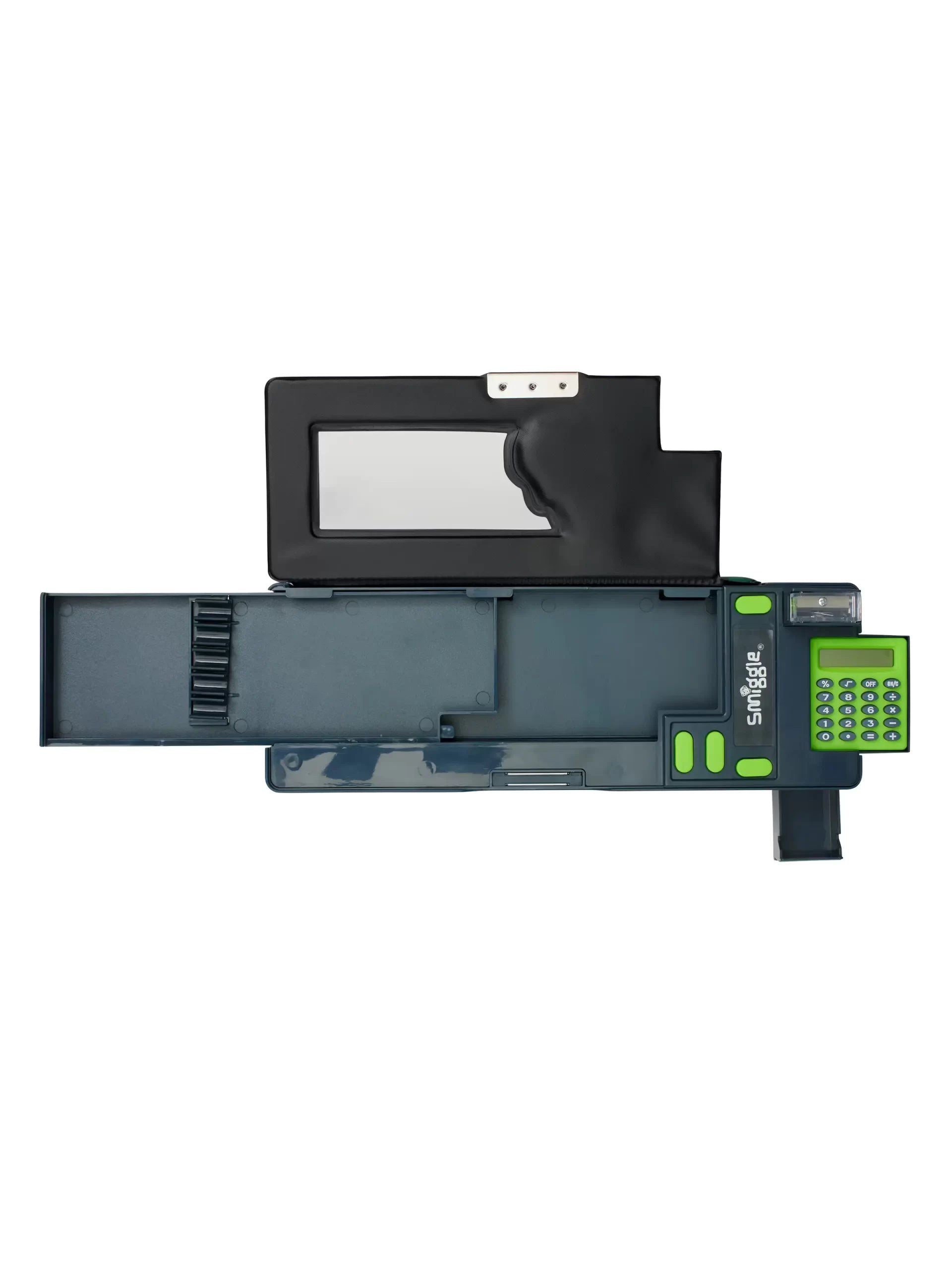 Smiggle - Hi There Vahşi Dinazorlar Hesap Makineli Pop Out Otomatik Kalem Kutusu-Dinossi