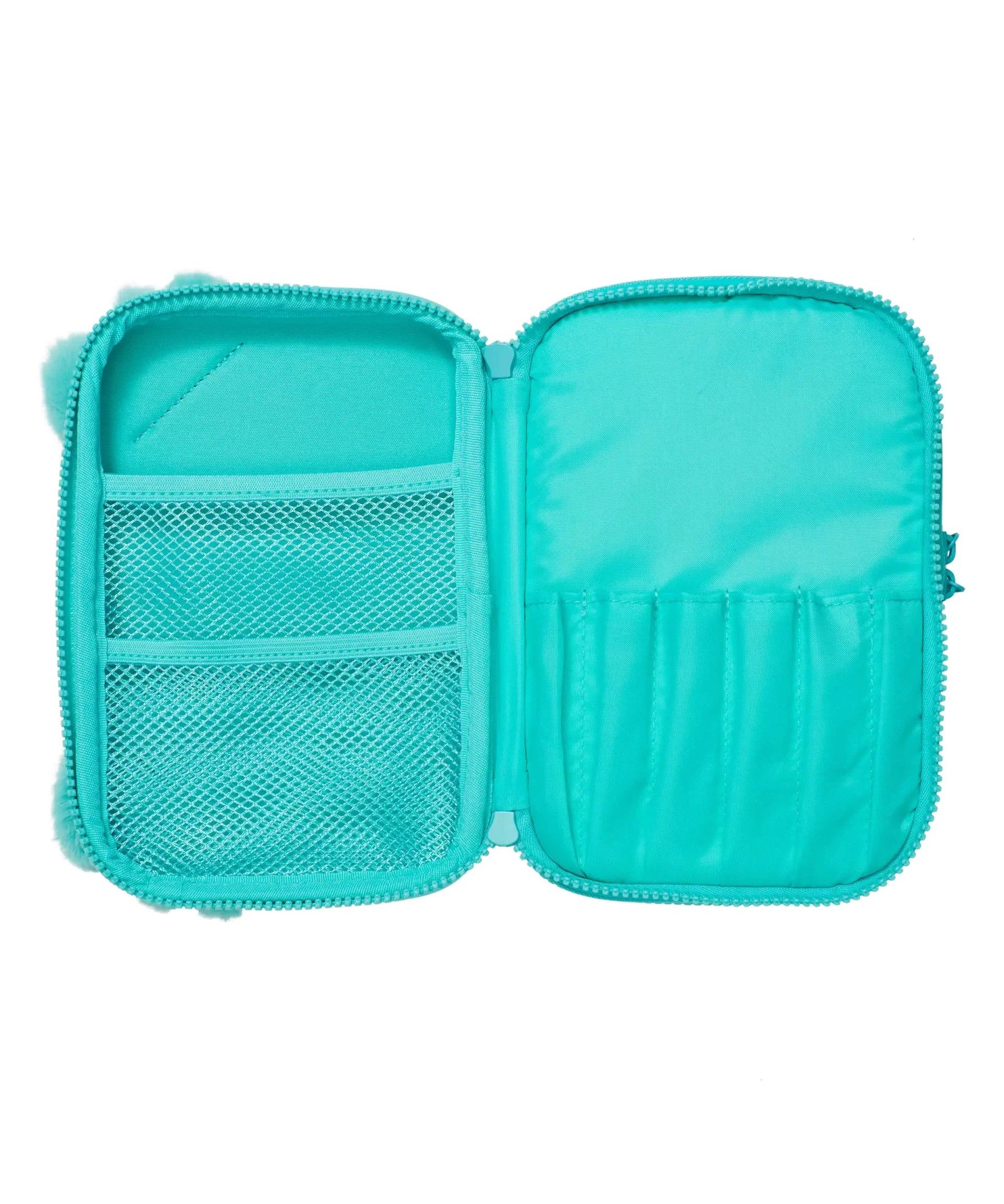 Smiggle - Hi There İki Gözlü Hardtop Kalem Kutusu-Dinossi