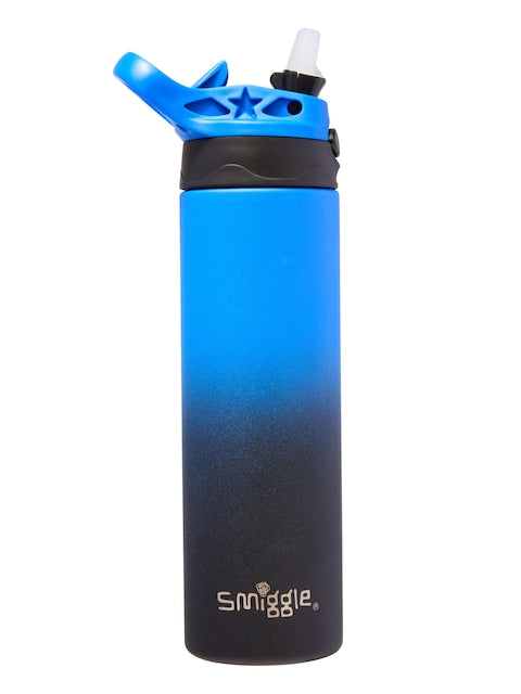 Smiggle - Powder Otomatik Pipetli Paslanmaz Çelik 520ML Matara-Dinossi